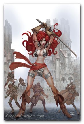 Red Sonja Death And The Devil #4 (2024) cover j moritat virgin variant