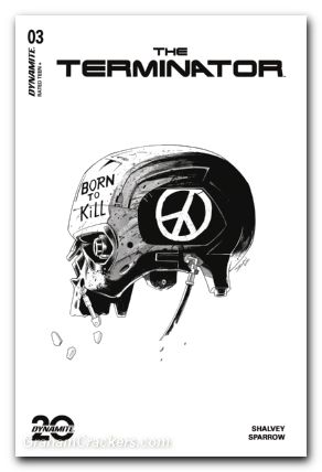 Terminator #3 (2024) cover j shalvey line art variant