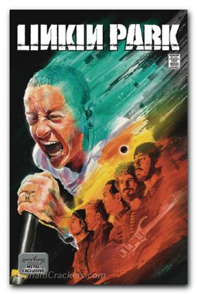 Rock And Roll Biographies Linkin Park #1 cover b metal variant