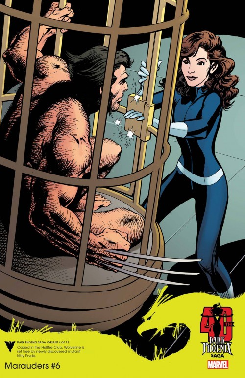 Marauders #6 (2019) cho dark phoenix 40th variant