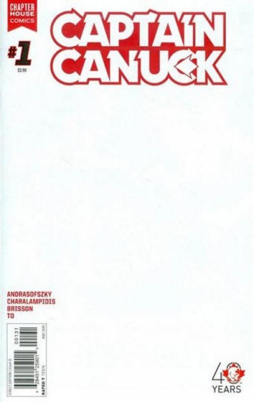 Captain Canuck #1 (2015) blank