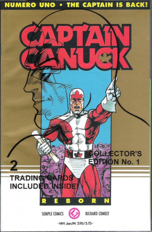 Captain Canuck Reborn #1 (1993) gold edition