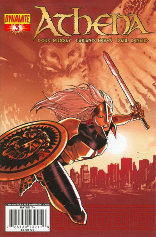 Athena #3 (2009) cover a 