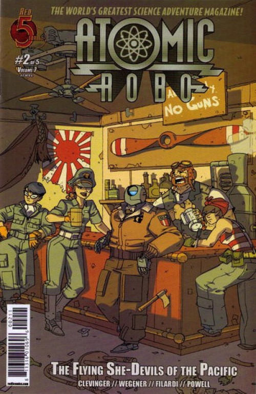 Atomic Robo Flying She Devils of the Pacific #2 (2012)