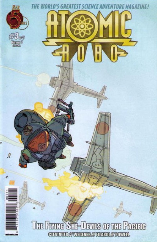 Atomic Robo Flying She Devils of the Pacific #3 (2012)