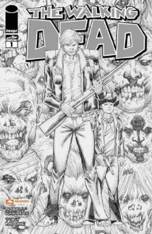 Walking Dead #1 (2003) amazing arizona con liefeld cover