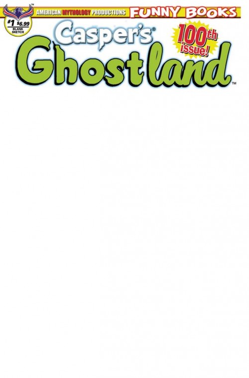 Caspers Ghostland #100 (2017) 100Th Issue Anniversary Blank Sketch