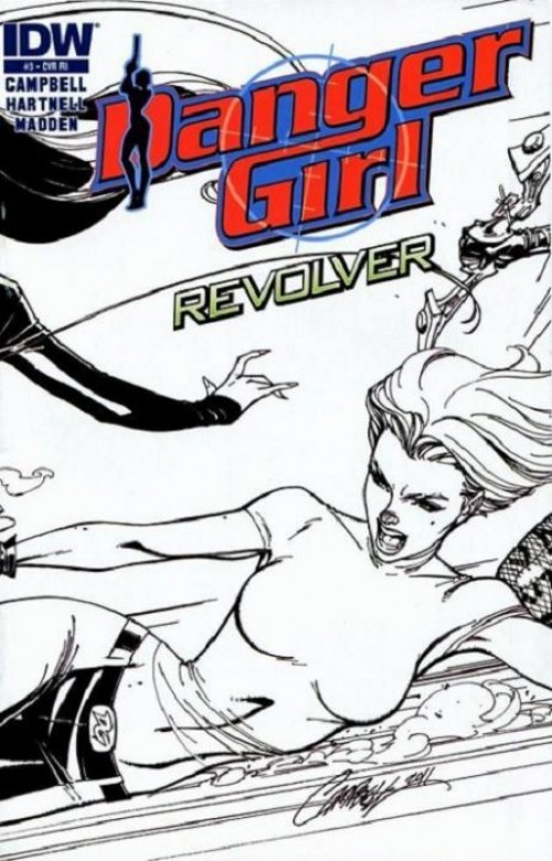 Danger Girl Revolver #3 (2012) variant