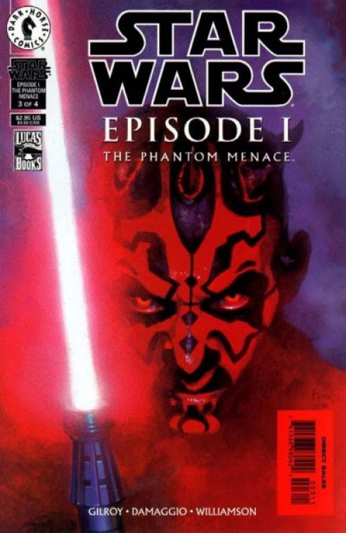 Star Wars Episode 1 The Phantom Menace #3 (1999) art cover