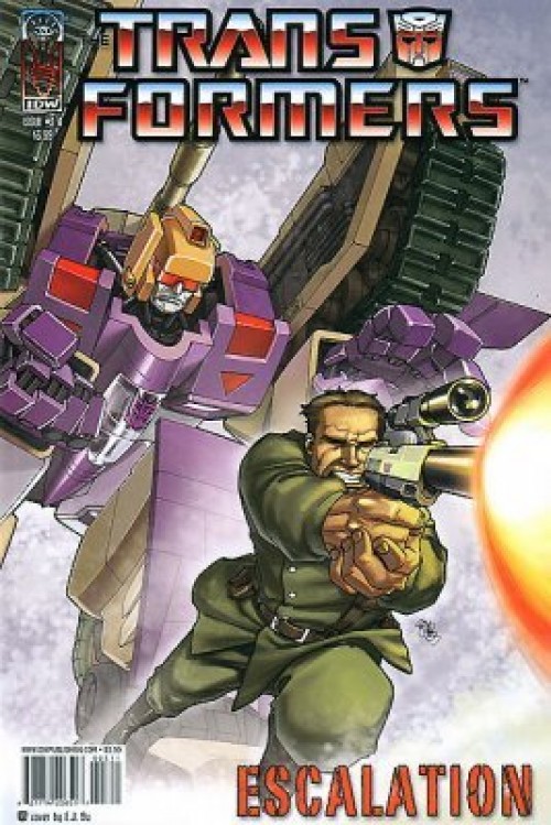Transformers Escalation #3 (2006) cover a