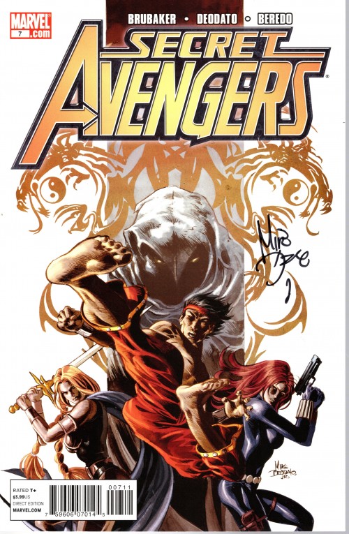 Secret Avengers #7 signed mike deodato 