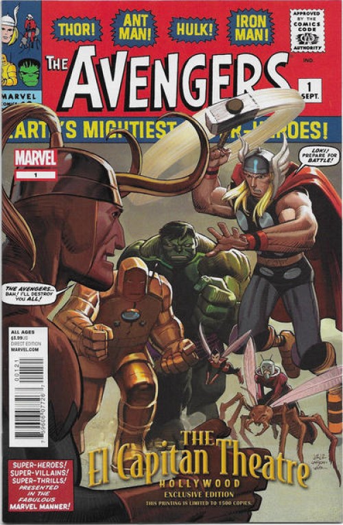 Avengers Coming of the Avengers #1 (2012) exclusive