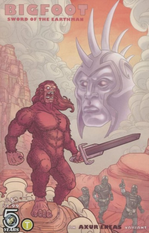 Bigfoot Sword Of The Earthman #5 (2015) variant