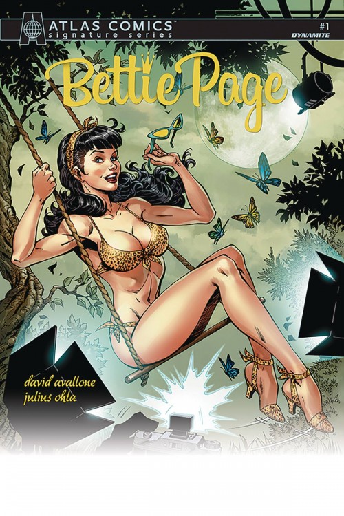 Bettie Page #1 (2018) atlas avallone sign