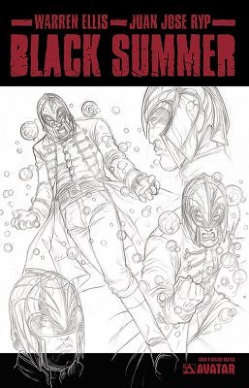 Black Summer #0 (2007) design sketch