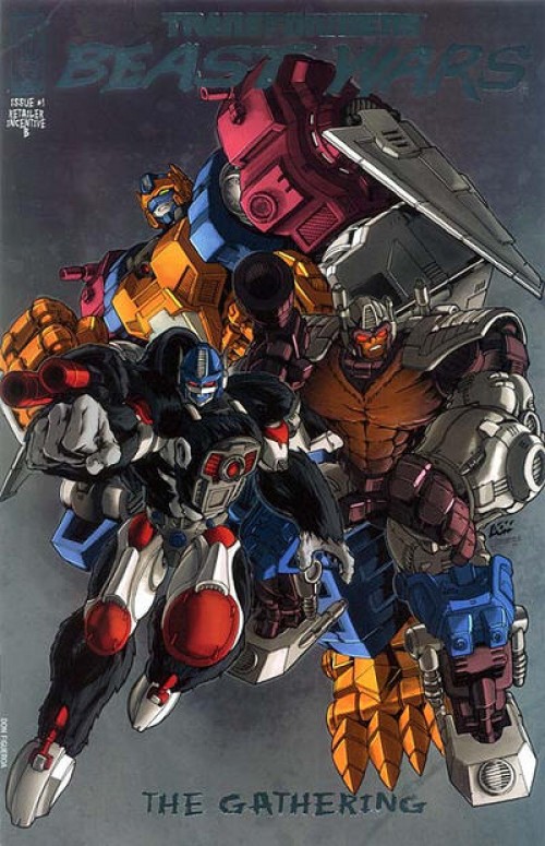 Transformers Beast Wars The Gathering #1 (2006) variant b