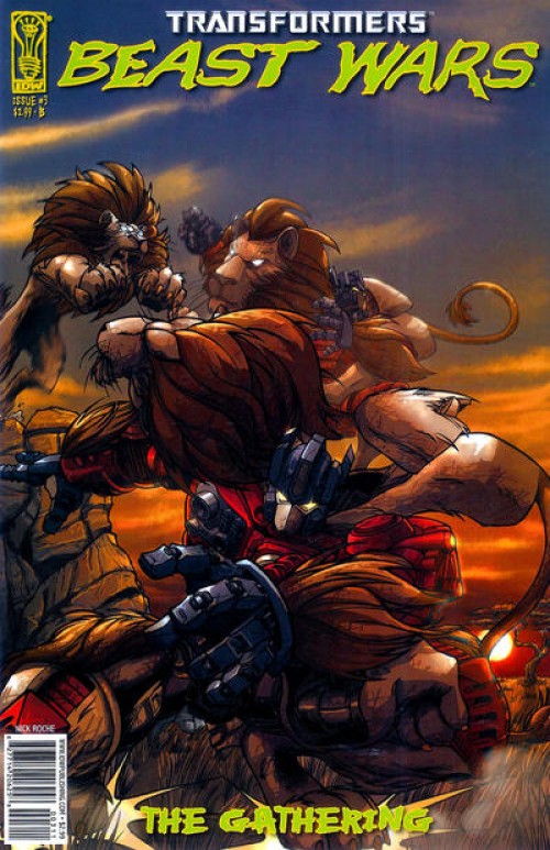 Transformers Beast Wars The Gathering #3 (2006) cover b