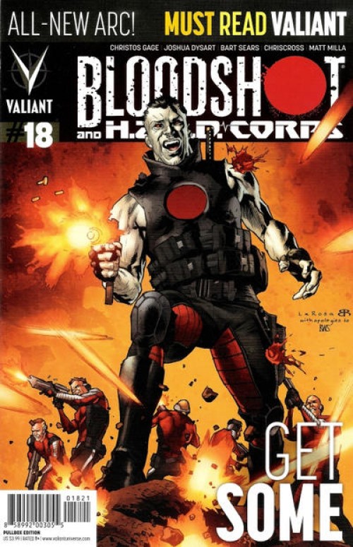 Bloodshot & Hard Corps #18 (2013) pullbox larosa