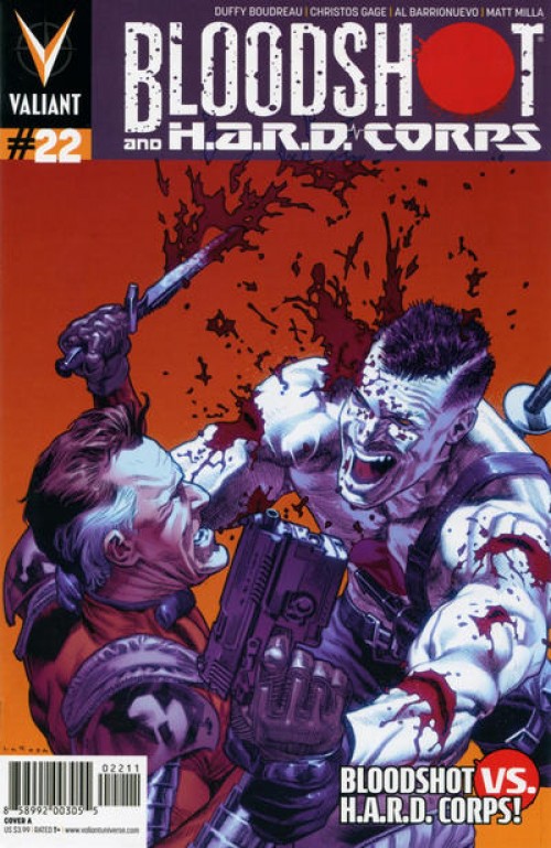 Bloodshot & Hard Corps #22 (2013) cover a