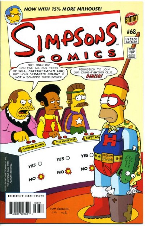 Simpsons Comics #68 (1993)