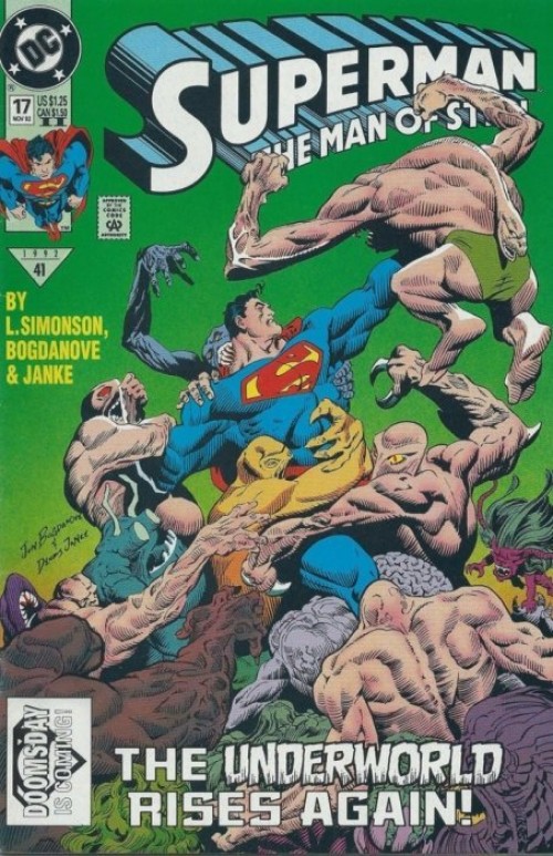 Superman Man of Steel #17 (1991) second print