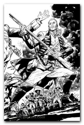 Redcoat #1 cover e hitch b&w virgin variant