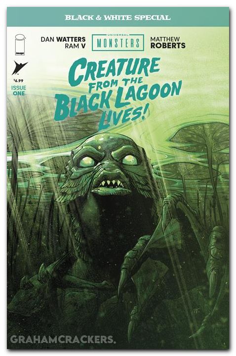 Universal Monsters The Creature From The Black Lagoon Black And White Speci