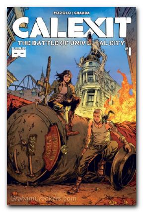 Calexit The Battle Of Universal City #1 cover f lee variant