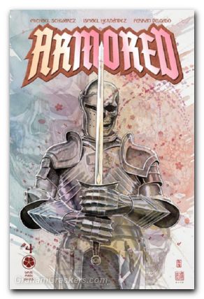 Armored #4 cover b mack silver foil variant