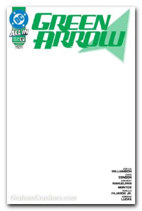 Green Arrow #17 (2023) cover d blank variant