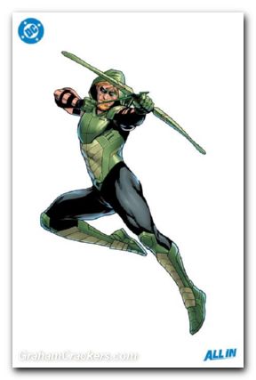 Green Arrow #17 (2023) cover e sampere all in foil variant