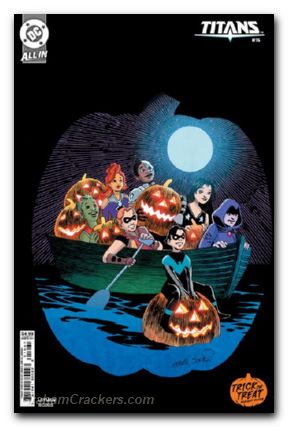 Titans #16 (2023) cover d jones trick or treat variant