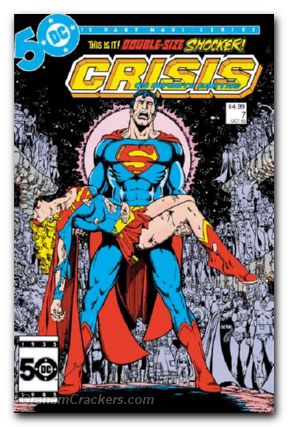 Crisis On Infinite Earths #7 (1985) 2024 facsimile edition cover a