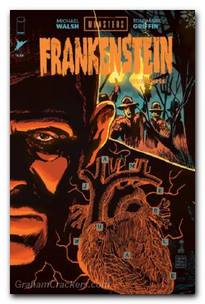 Universal Monsters Frankenstein #3 (2024) cover c francavilla connecting variant