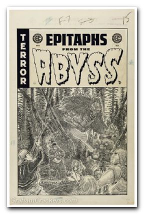 EC Epitaphs From The Abyss #4 (2024) cover d stokoe b&w artist edition variant