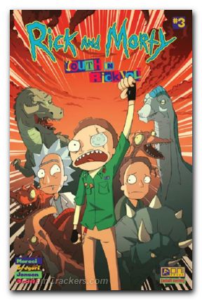 Rick And Morty Youth In Rickvolt #3 (2024) cover b hiori de variant