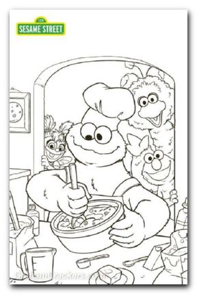 Sesame Street #3 (2024) cover c acton coloring book variant