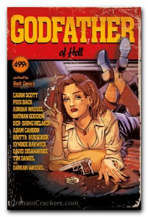 Godfather Of Hell #1 (2024) cover b gooden pulp fiction homage variant