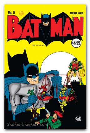 Batman #5 (1940) 2023 facsimile edition cover b kane foil variant