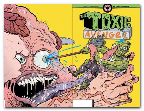 Toxic Avenger #2 (2024) cover b bors wraparound unlockable variant