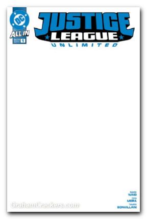 Justice League Unlimited #1 (2024) cover g blank variant