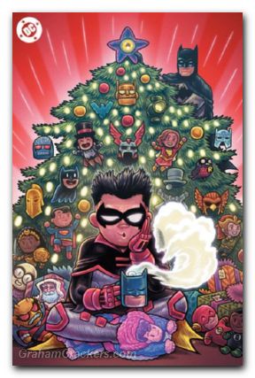 Batman Santa Claus Silent Knight Returns #1 cover c hipp dc holiday surprise rub and sniff polybag variant