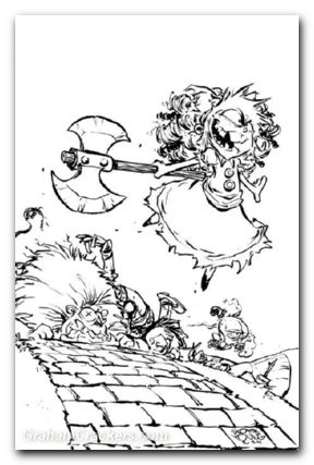 I Hate Fairyland #17 (2022) cover d young b&w virgin variant