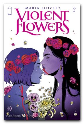 Violent Flowers #3 cover b llovet flower crown variant