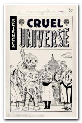 EC Cruel Universe #4 (2024) cover d kano b&w artist edition variant