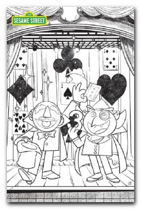 Sesame Street #4 (2024) cover c dove coloring book variant