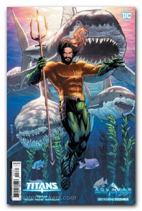 Titans #6 (2023) cover d merino aquaman and the lost kingdom variant