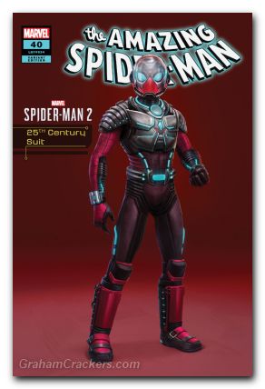 amazing spider-man #40 25th century suit marvel's spider-man 2 var