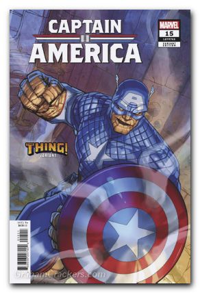 Captain America #15 (2023) woods the thing variant