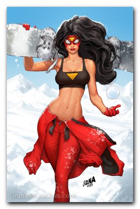 Spider-Woman #2 (2023) nakayama ski chalet virgin variant